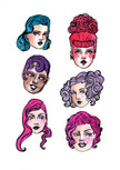 Creative Expressions Jane Davenport Starlets 1  6 in x 8 in Clear Stamp Set