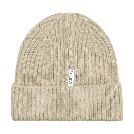 Knit Beanie | Sand | CeLaVi
