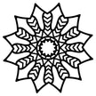 Creative Expressions Mask Chevron Mandala