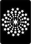Creative Expressions Mini Stencil Shooting Stars