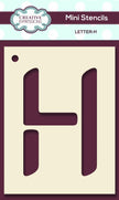 Mini Stencil Upper Case Letter