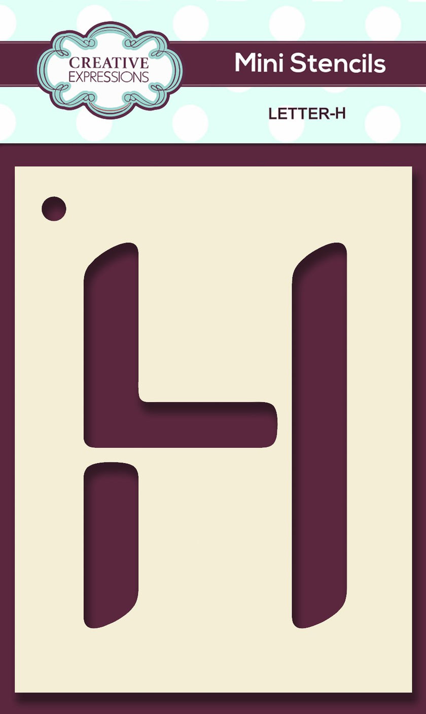 Mini Stencil Upper Case Letter