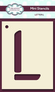 Mini Stencil Upper Case Letter