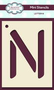 Mini Stencil Upper Case Letter