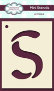 Mini Stencil Upper Case Letter