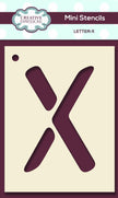 Mini Stencil Upper Case Letter