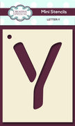 Mini Stencil Upper Case Letter