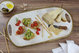 Pampa Bay - Golden Salerno Rectangular Tray with Handles