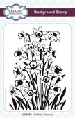 Creative Expressions Daffodil Tapestry 4 in x 6 in Pre Cut Rubber Stamp