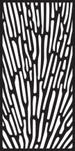 Creative Expressions Coral Rays DL Stencil 4 in x 8 in (10.0 x 20.3 cm)