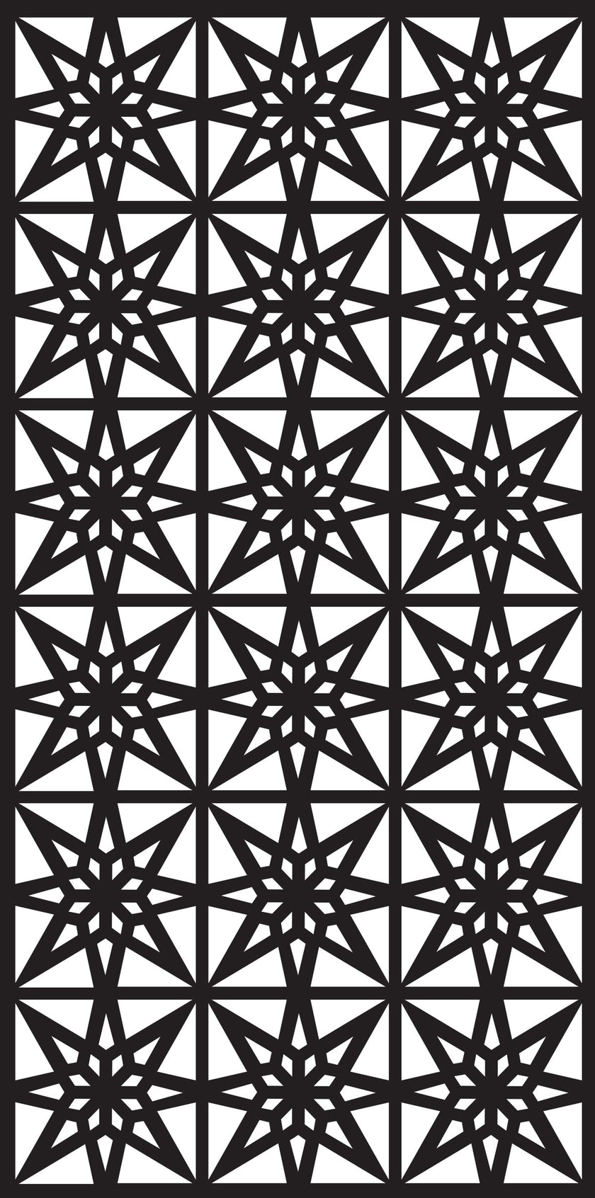 Creative Expressions Patchwork Mosaic DL Stencil 4 in x 8 in (10.0 x 20.3 cm)