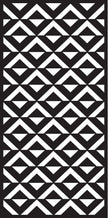 Creative Expressions Tip Top DL Stencil 4 in x 8 in (10.0 x 20.3 cm)