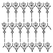 Creative Expressions Taylor Made Journals Garden Trellis 6 in x 6 in Stencil