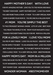 Creative Expressions Wordies Sentiment Sheets - Best Mom Pk 4 6 in x 8 in
