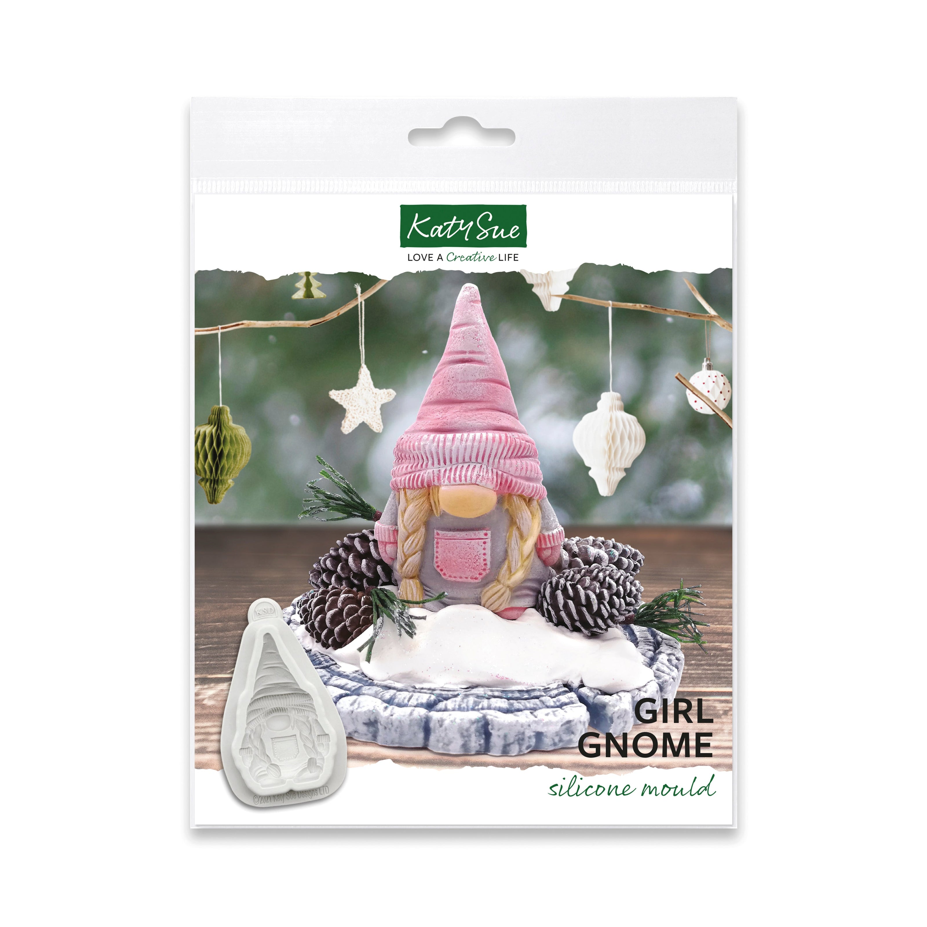 Girl Gnome Silicone Mould