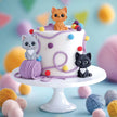 Katy Sue Easy Stand Cat Silicone Mould