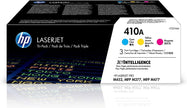 HP 410A (CF251AM) Cyan, Magenta, Yellow Original LaserJet Toner Cartridge, 3/Pack
