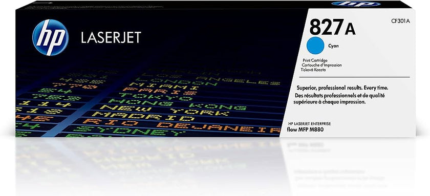 HP 827A (CF301A) Cyan Original LaserJet Toner Cartridge