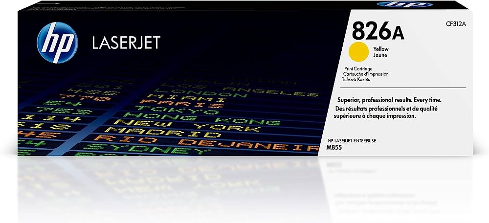 HP 826A (CF312A) Yellow Original LaserJet Toner Cartridge