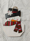 Ornement de bois BONHOMME DE NEIGE