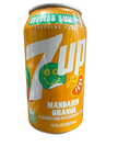 7UP Limited Edition Mandarin Orange Can 355ML - U.S Edition