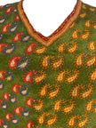 PRC6119 Avatar Pure Silk Short Kaftan Tunic without Slits
