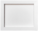 CrafTreat 3D Fold Shapes - Frames White - Rectangle 6pcs