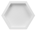 CrafTreat 3D Fold Shapes - Frames White - Assorted Shapes 6pcs