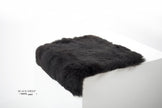 Shorn Black Icelandic Sheepskin Chair Pad