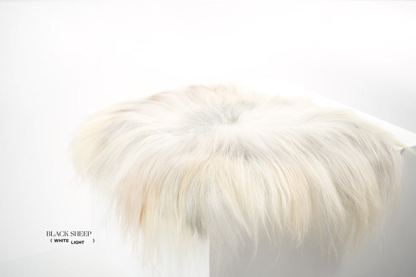 Natural Light Grey Icelandic Sheepskin Chair Pad