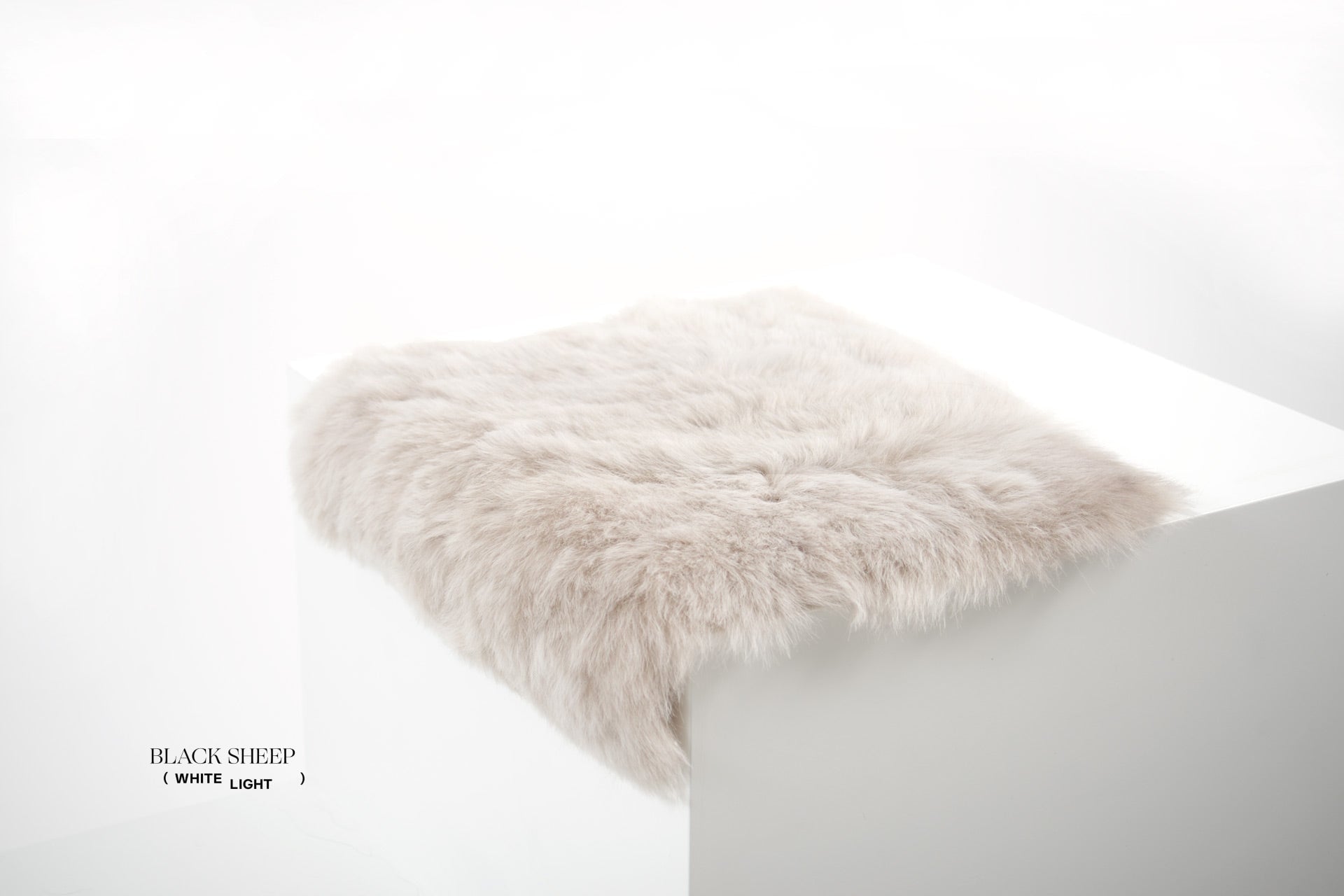 Shorn Nude Icelandic Sheepskin Chair Pad