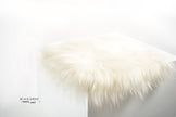 White Icelandic Sheepskin Chair Pad