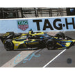 Colton Herta Autographed IndyCar Finish Line 8x10 Photo *As Is*