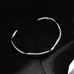 CHANBA Silver (White Gold): Avant Garde Abstract Shaped Bracelet