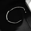 CHANBA Silver (White Gold): Avant Garde Abstract Shaped Bracelet
