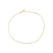 CHASTITY: Dainty Snake Skin Textured Gold Chain Necklace