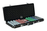 CHH Games - 500 Pc Dice Chip Black Poker Set