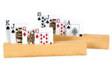 CHH Games - Porte-cartes - Porte-cartes en bois à 4 emplacements