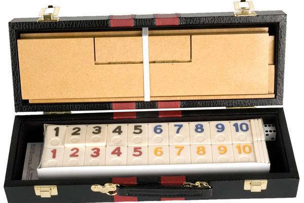 CHH Games - Rummy - Deluxe Rummy With Wooden Racks