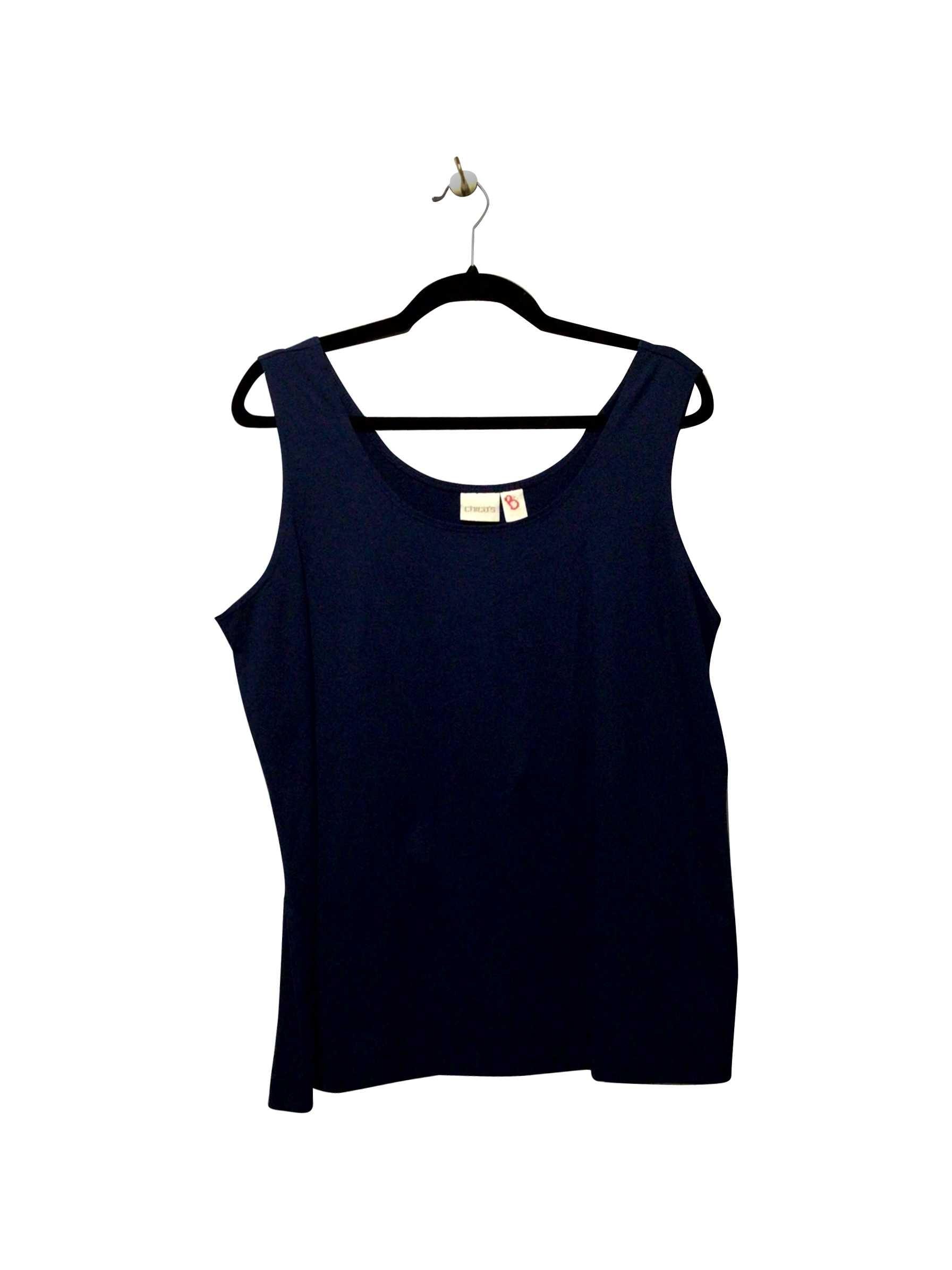 CHICO'S Regular fit Tank Top in Blue  -  3