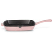 CUISINART CI30-23HRPKC Cast Iron Square Grill Pan in Rosy Pink