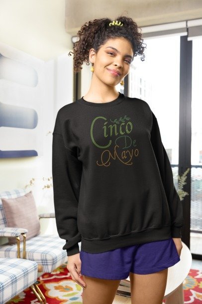 Cinco de Mayo Rhinestone Shirt – Fiesta Sparkle Bling Tee | Bling Dazzel
