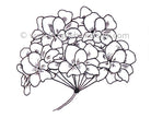 Frog's Whiskers Ink Stamps - Hydrangea Flower