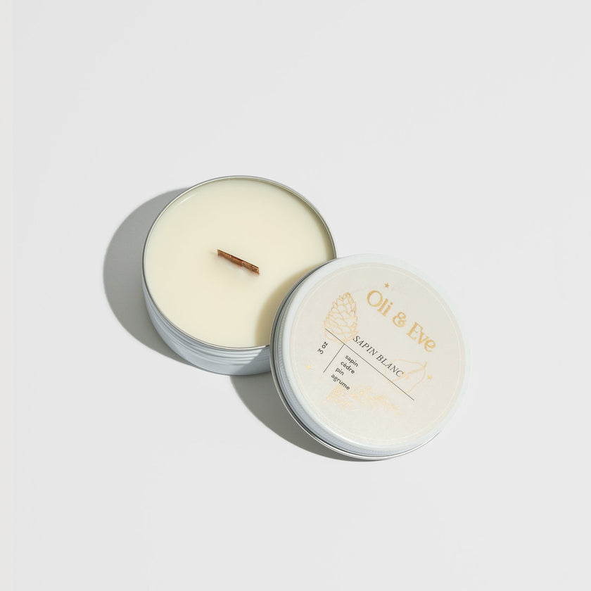 Chandelle - Sapin Blanc en verre