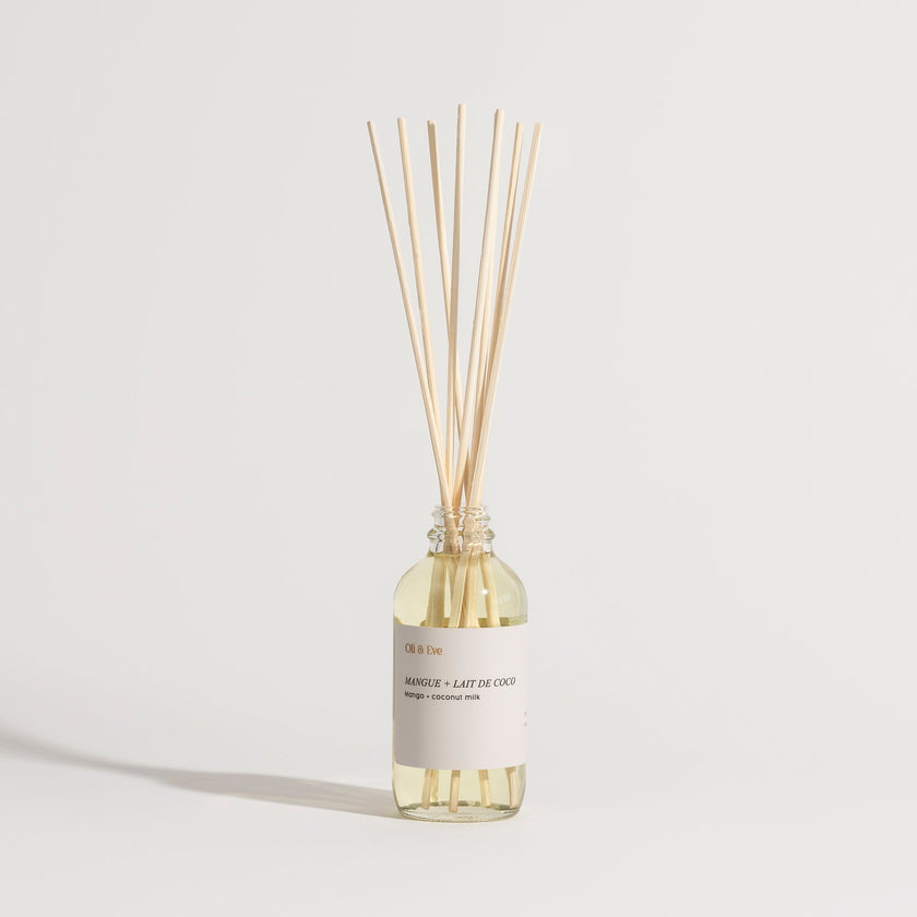 Diffuseur à roseaux - Mangue et lait de coco