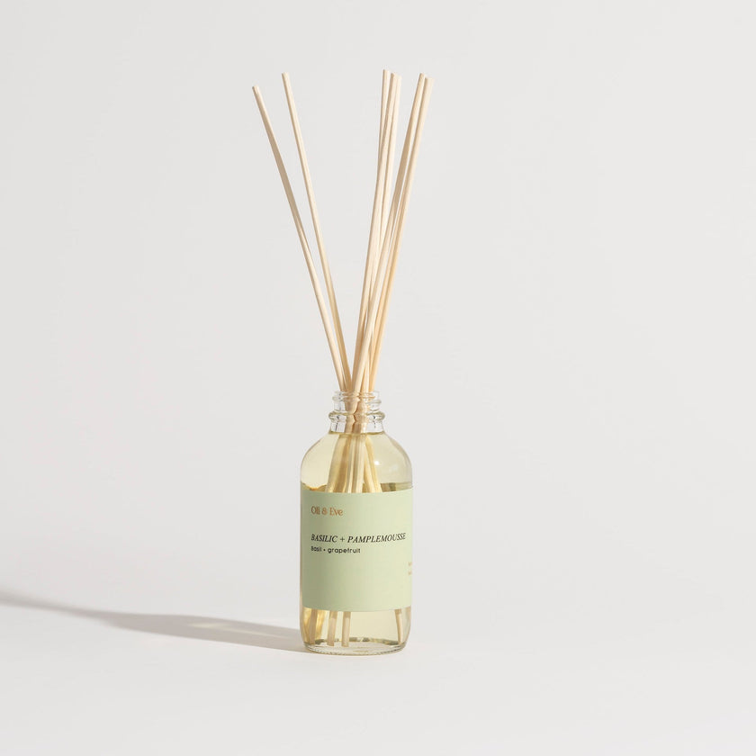 Diffuseur à roseaux - Basilic et pamplemousse