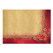 Sparkling Poinsettias Luxury Topper Set