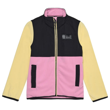 Colourblock Fleece | Pink & Yellow | Color Kids