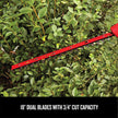 CRAFTSMAN CMCPHT818D1 20V MAX* Pole Cordless Hedge Trimmer, 18-Inch - Refurbished with Full Manufacturer Warranty