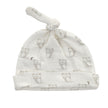 Chapeau en coton biologique à nœud - Chouette des neiges